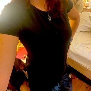 Size 10 black/matte black Lululemon Tank. Moisture/sweat wicking and odor tech